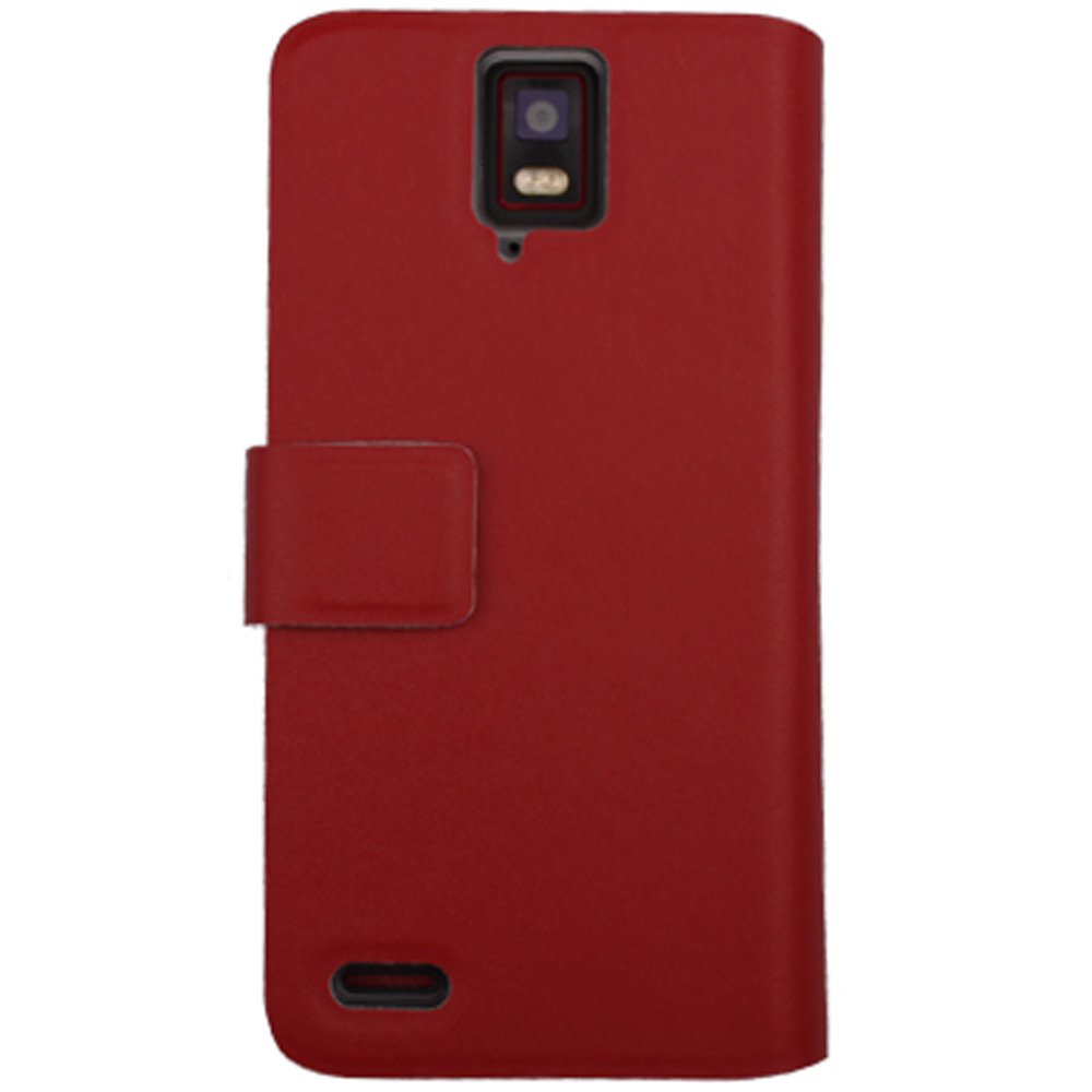 华为u9510e手机壳 d1 四核xl t9510e 手机套手机壳皮套 手机皮套 红色